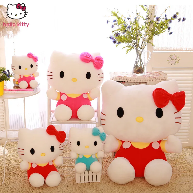 Плюшевые игрушки Hello Kitty 20-35 см милые куклы-кошки мягкие куклы рождественские
