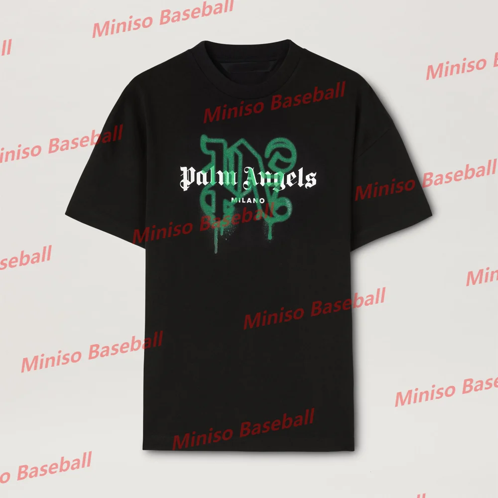 24/25 City Spray Paint Palm Angel Haute Couture Cotton T-shirt Italy's Summer Sweatshirt Jersey Adults/KIDs Limited with sports jersey