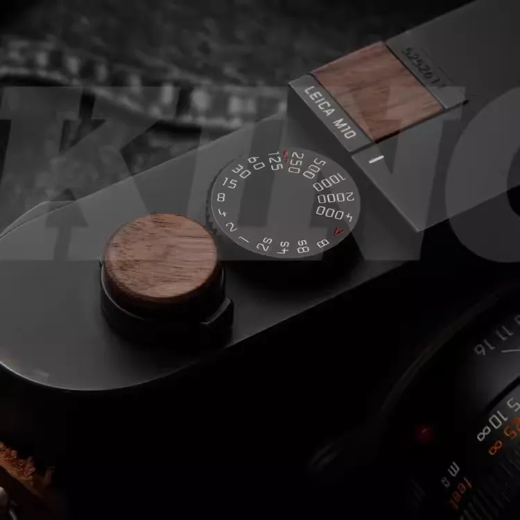 wooden Shutter Release wooden Button and Hot shoe cover for LEICA M10 M10-P M10-R M10M M11 Camera Cold shoe protection