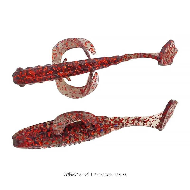 Bazooka Angelköder 65 mm 2,2 g Neuer schwimmender fliegender Fisch T-Schwanz Weichköder Swimbaits Jigging Gummi Künstlicher Hecht Bass Forelle – Detail 8