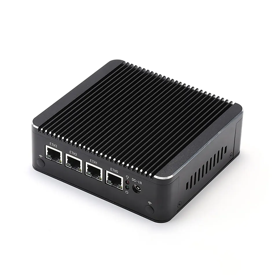 

HUNSN Micro Firewall Appliance, Celeron N4100, RS34g, Mini PC, VPN, Router PC, AES-NI, 4 x 2.5GbE I226-V LAN, 2USB3.0, VGA, HDMI