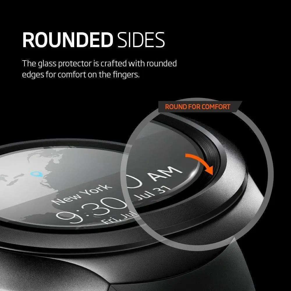 GALAXY GEAR S3 frontier【9Hガラスフィルム】 Amazon.com: Supershieldz (3 Pack) Designed for Samsung Gear
