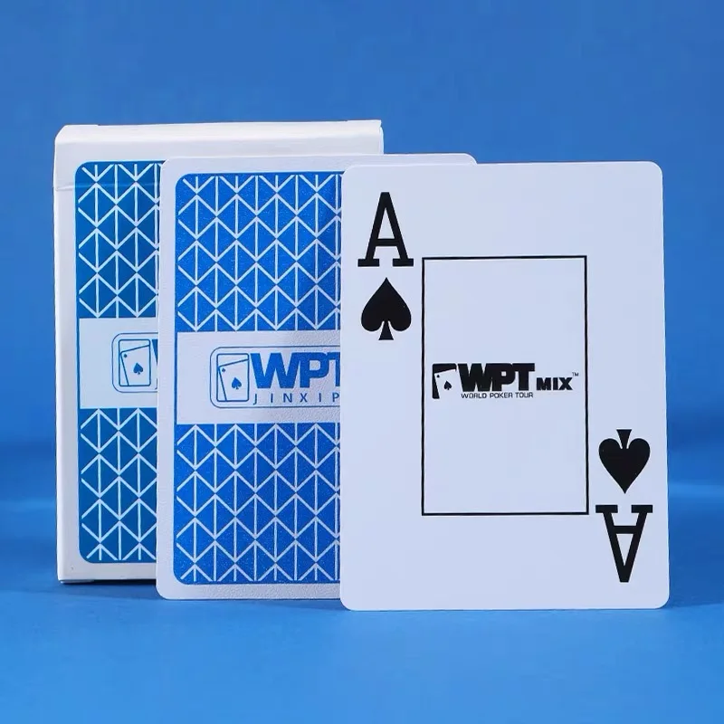 Plastic Poker Card Texas Hold'em Games Waterproof And Frosted playing cards plastic playing cards Entertainment Board Game 6pcs/Lot
