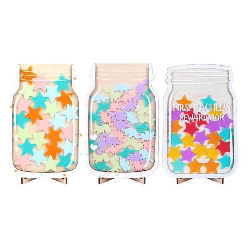 

DXAB Star Reward Jar System, Classroom Reward Jar For Classroomn Board, Behavior Management Classroom Tools Jar Reward System