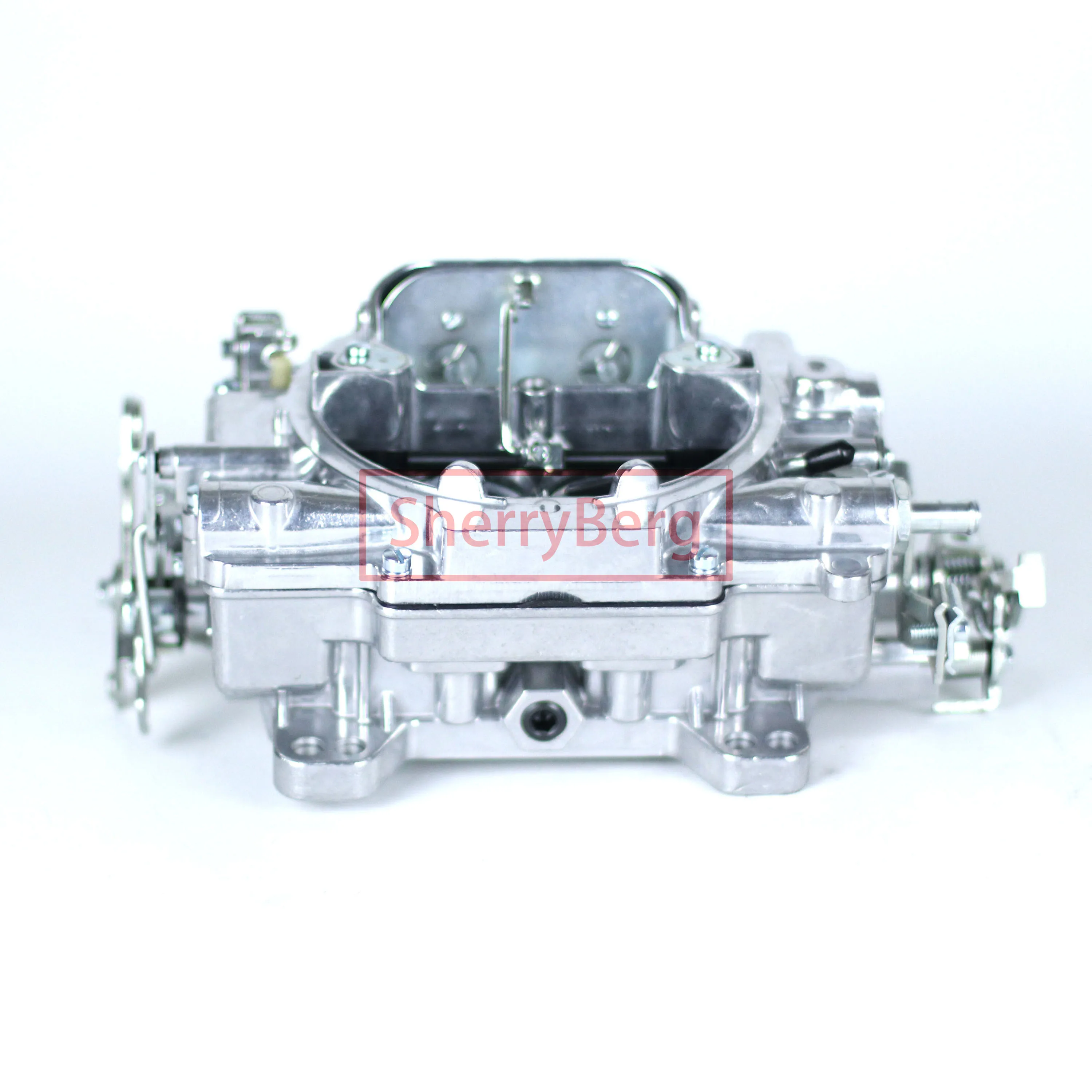 SherryBerg Perform 500 CFM 4bbl 사각 플랜지 수동 초크 기화기 Edelbrock Holley 9904 Wth Mechanical New 교체