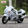 Maisto 1:18 SUZUKI Hayabusa GSX-1300R Alloy Racing Motorcycle Model Diecasts Metal Toy Street Sports Motorcycle Model Kids Gifts 1