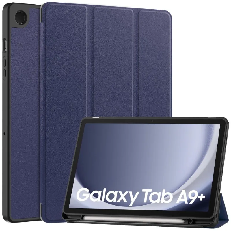 Magnetic Folding PU Stand Case with Soft TPU Back Cover