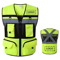 Custom Logo High Visibility Security Vest