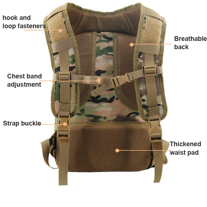 Hunting Hiking Camping Bag Mountaineering Backpack Large Outdoor Capacity Tactical Equipment Pack Assault Action Backpacks 4