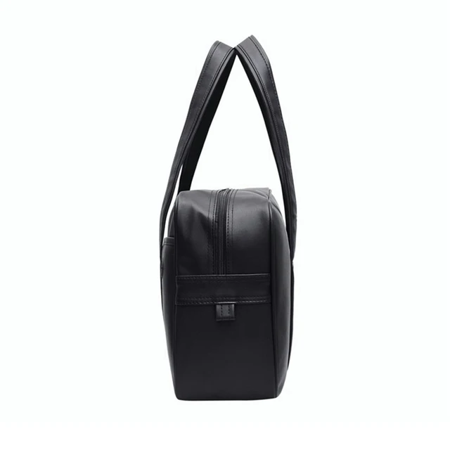 Student JK Handbag Waterproof PU Leather Single Shoulder Uniform Bag for Men And Women Official Document Commuter Backpack 3