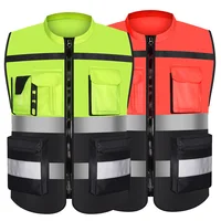 Construction Reflective Vest with Pockets