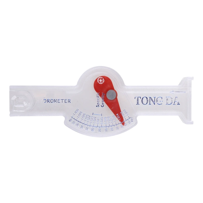 Salinity Tester Sea Hydrometer Aquarium Marine Salinity Meter for Fish for Tank Saltwater Freshwater Specific Gravity Te 87HA aquarium salinity tester
