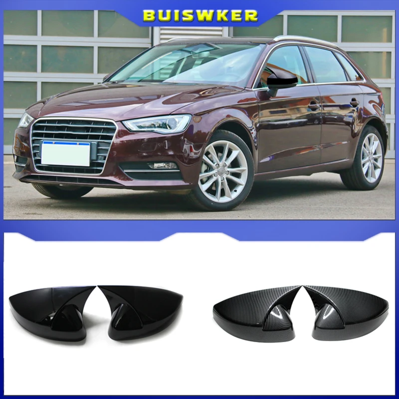 

For audi Rear View Side Car Mirror Cover for Audi A3 S3 8V RS3 2013 2014 2015 2016 2018 2017 2019 car RearView Mirror Case Cover