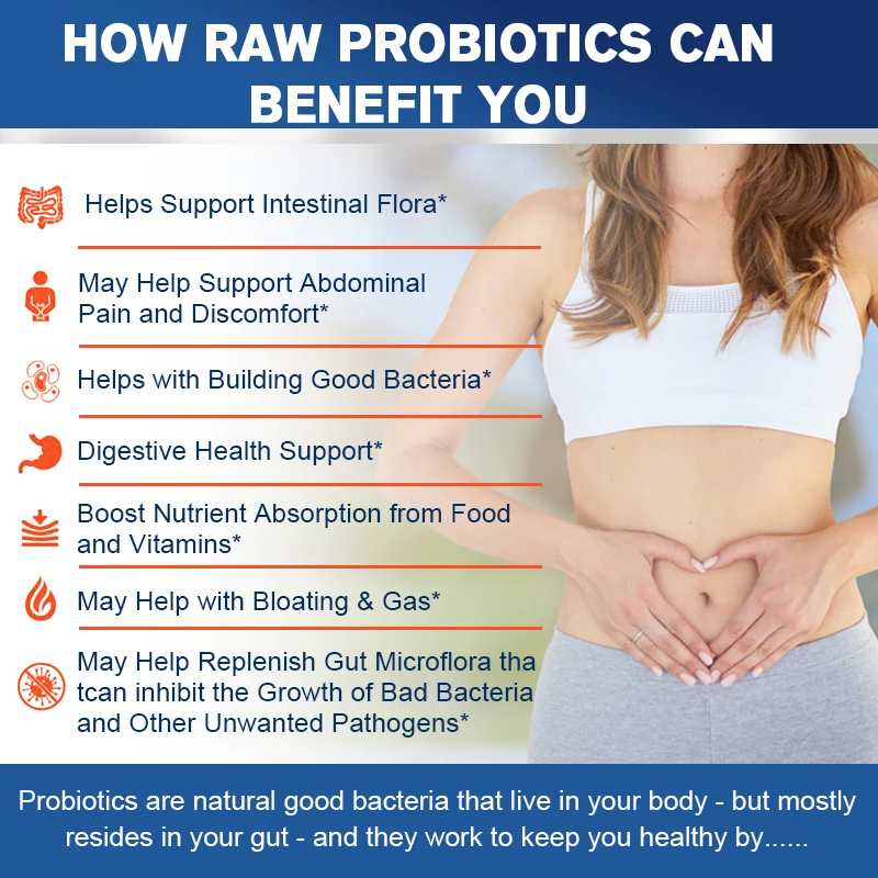 Probiotic Enzyme Capsules 100 Billion CFU Prebiotics & Digestive Enzymes for Intestinal Digestion and Immune Support, digestive enzyme supplement