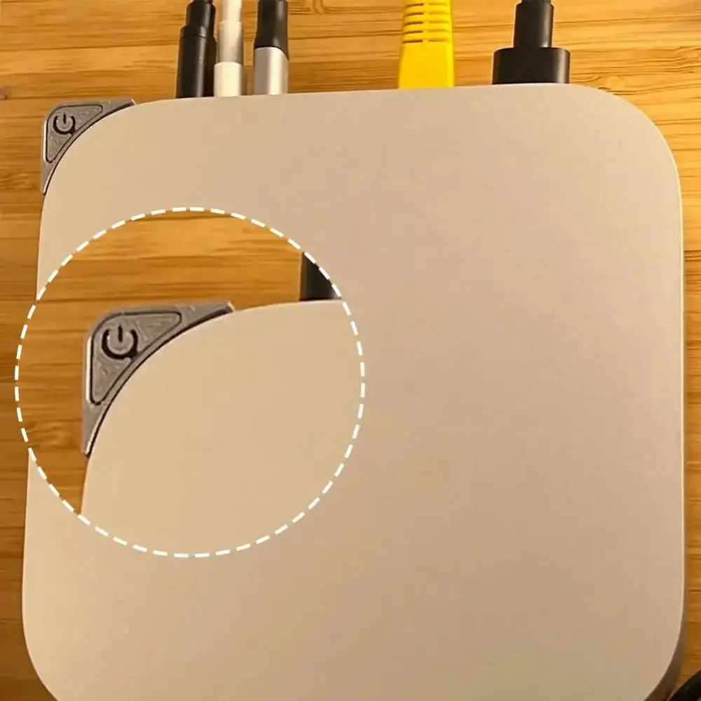 Desktop Computer Top Power Switch Button for Mac Mini M4/M4 Pro, PC Power Switch Accessories with On/Off