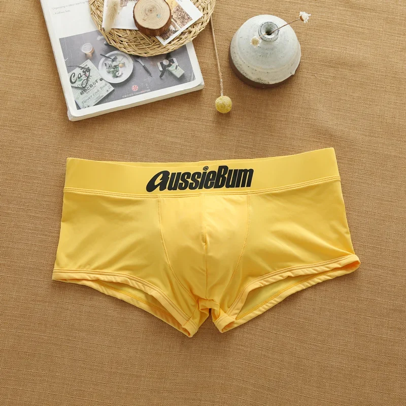 Men's underwear with milk silk comfortable sports boxer aussiebum-m218 bag 2
