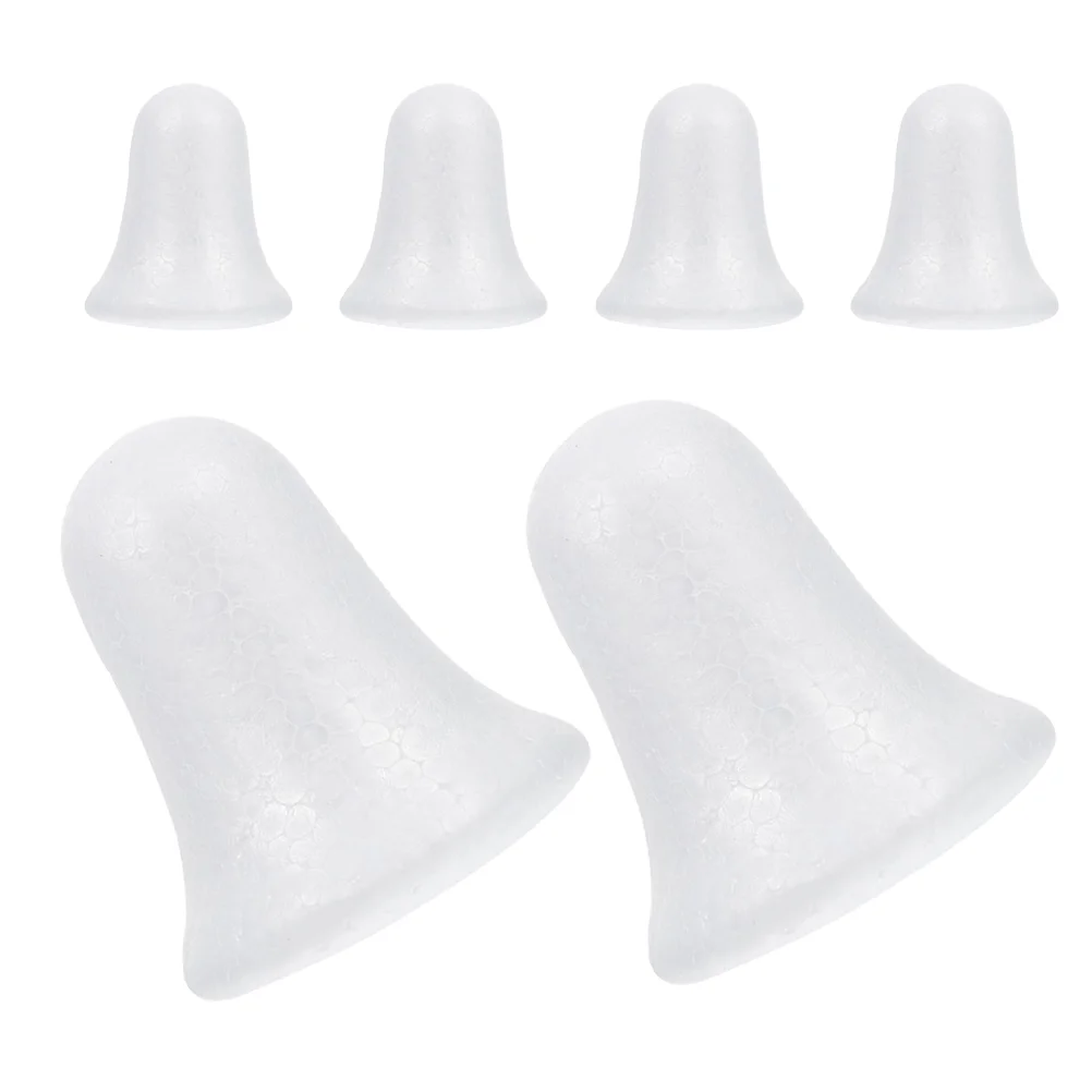 6 Pcs Bubble Bell Jingle Bells for Crafting Christmas Little Ornaments Crafts Small 5