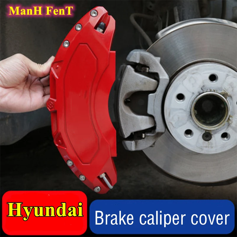 For Hyundai Brake Caliper Cover Aluminum Metal Fit Coupe Sonata Celesta