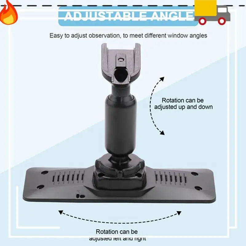 2 PCS Car Interior Rear View Mirror Back Plate Panel Mounting Bracket Parts For Car DVR