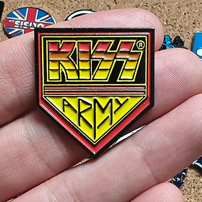 Punk Rock Enamel Pin: Vintage Music Logo Brooch for Women - Trendy Backpack or Hat Accessory Gift