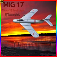 Qingtian Model Remote-controlled Aircraft Fixed Wing Aircraft Model Mig 17 50 Culvert Fighter Rc Plane Toy Gift Outdoor 1
