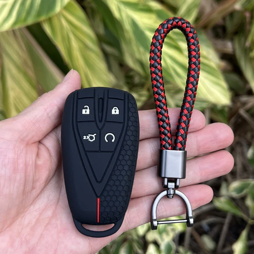 Key Case Cover Silicone Car Remote Case KeyChain for Changan CS35 Plus CS55 PLUS CS75 PLUS Eado UNI-T UNI K Oushang X5 X7 EV Rubber Key Cover