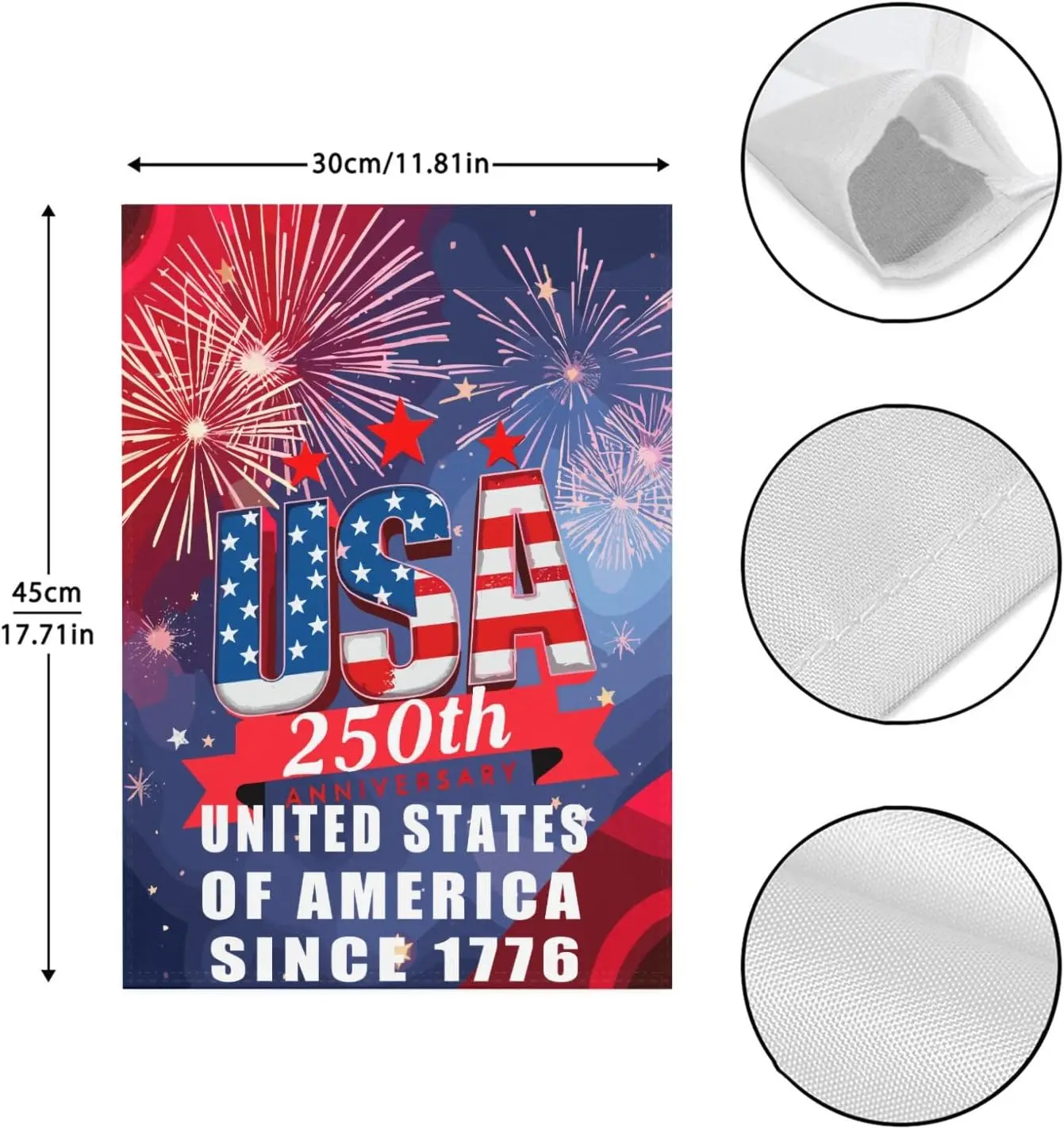 250th Anniversary America Garden Flag 2