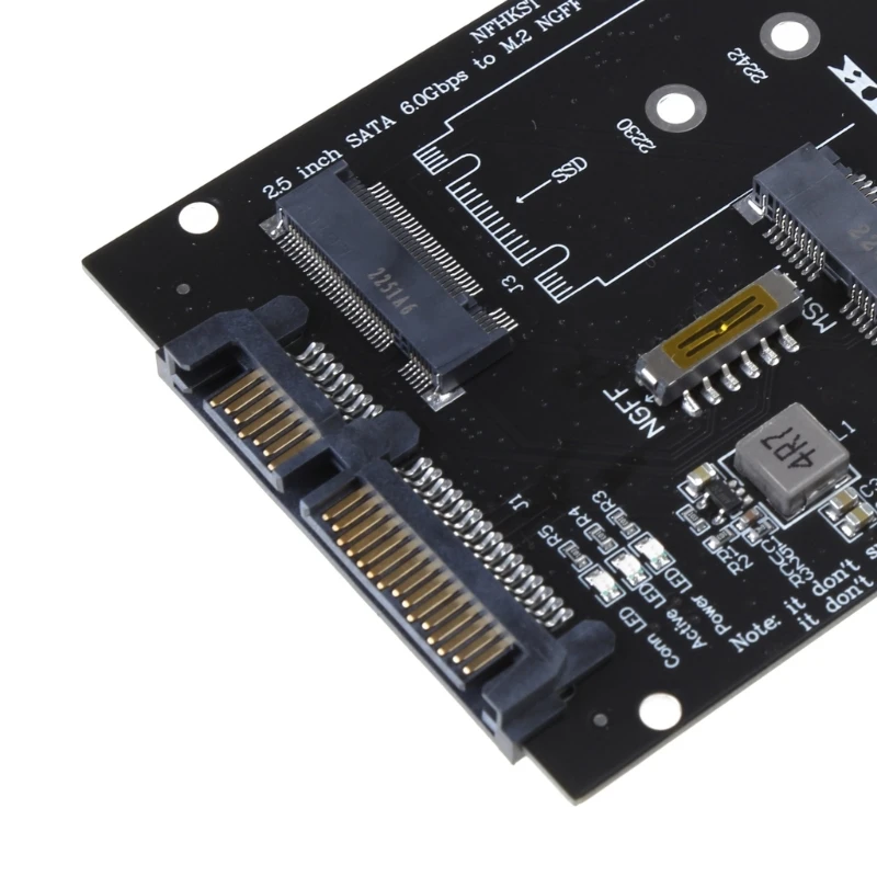 M.2 SSD-USB 어댑터 용 MSATA 어댑터 카드 25UB 용 M.2 2230 2242 2260 2280 용 2-in-1 변환기 리더 카드 지원