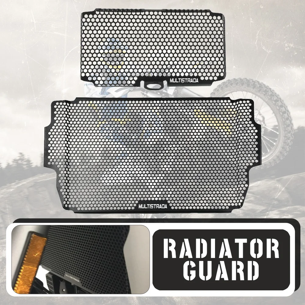Защита для радиатора мотоцикла Ducati Multistrada MTS 950 1200 1260 S 1200S, защитная крышка радиатора мотоцикла, масляный радиатор, защитные аксессуары