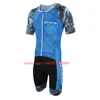 Zone3 Men's Cycling Jersey Short Sleeve Set One-piece Jumpsuit Maillot Bicycle Mtb Clothing Ropa Ciclismo Male Running TriSuit 3
