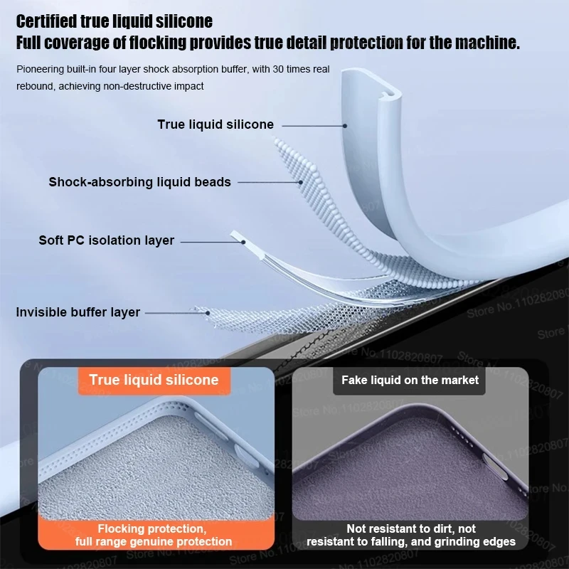 Liquid Silicone Cases For Xiaomi Mi 14 Ultra 13 13T 12T 11T 12S Lite Pro Redmi Note 13 12 11 10 9 Pro 13C Shockproof Back Cover 4