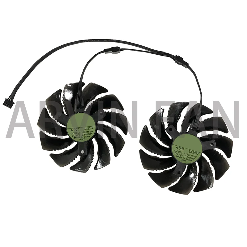 1 Set T129215Su,87Mm(90Mm) Dispositivo Di Raffreddamento Vga, Gv-Rx570/580Gaming,Gv-Rx470Wf2/Rx480Wf2, Ventola Di Raffreddamento Per Schede, Sostituir