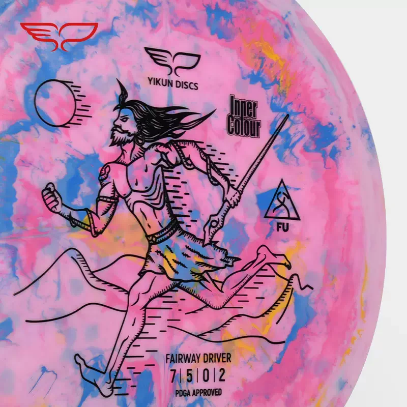 Yikun Disc Golf Throwing Far Plate Inner Color Series Kuafu FU Professional Throwing Accurate Golf