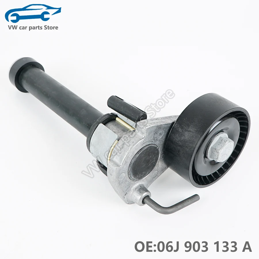 06J903133D Generator Belt Tensioner Set For VW EOS Passat CC B7 Sciricco Golf GTI Tiguan Audi Q3 A3 TT Skoda Superb 06J 903 133A