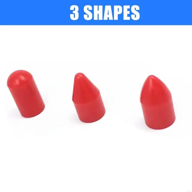 B5XC 12Pcs Crowbars Caps Car Dent Removal Rod Tips Dent Remover Tool Replacement Heads for Hails Damage Removal Plastic Caps 5