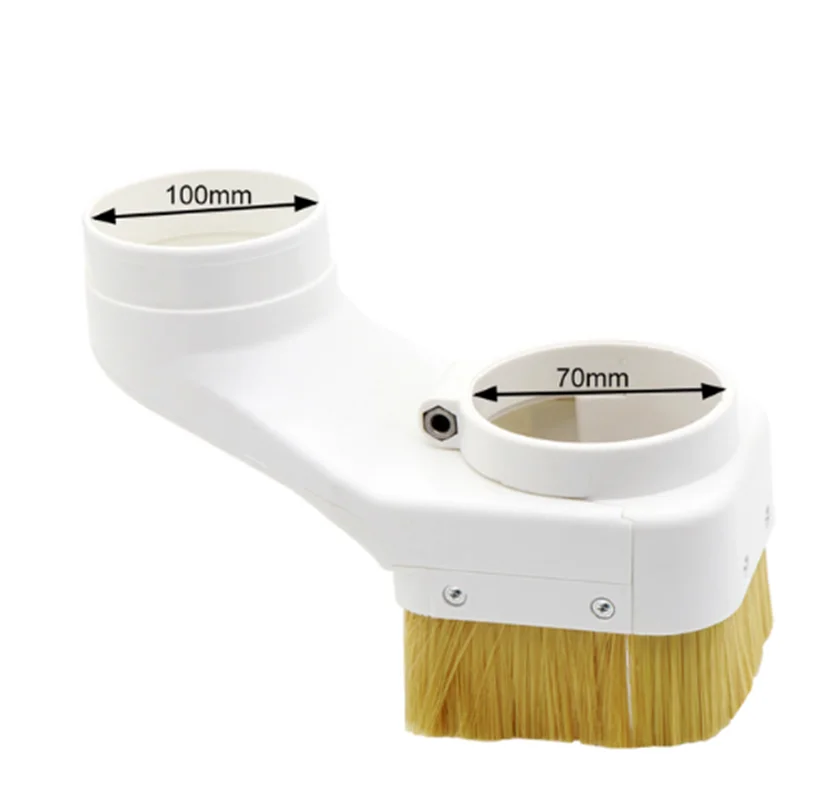 CNC Spindle Dust Shoe Collector Dust Boot Cleaner 70/75/80/85/90/100mm for Spindle Motor Router Machine Cover Nylon Material