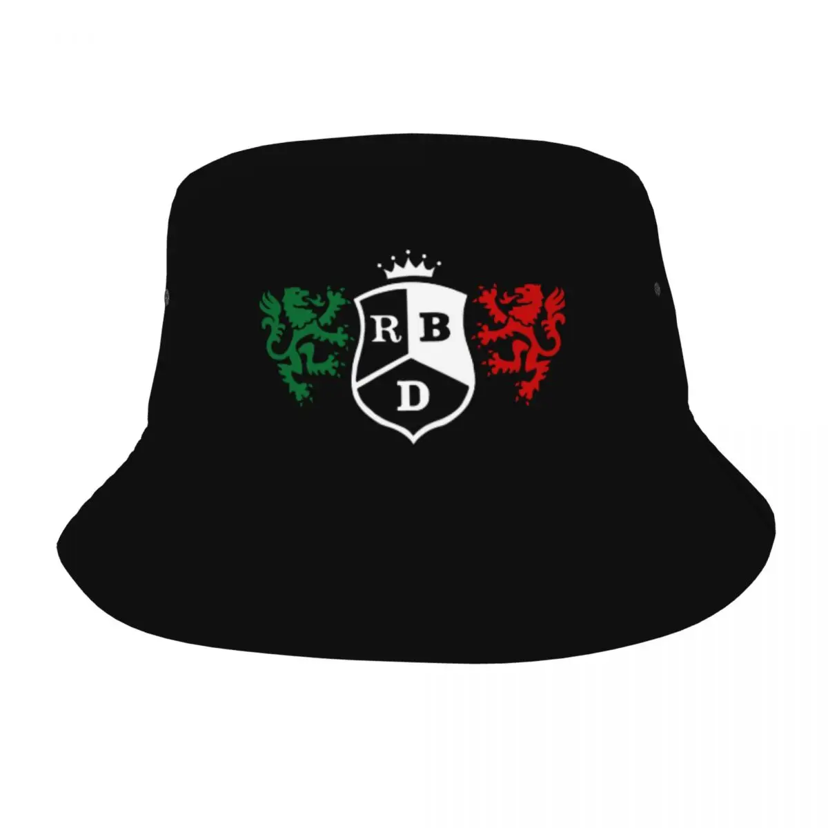 

Rebelde Mexican Logo Bob Hats for Women Men Summer Travel Rbd Sun Hat Fashion UV Protection for Camping Fishing Cap Panama Hat