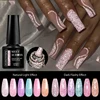 MEET ACROSS 4PCS/SET Reflective Gel Nail Polish Pink Purple Blue Glitter Semi-permanent UV Gel Nail Art Varnish For Manicure 3