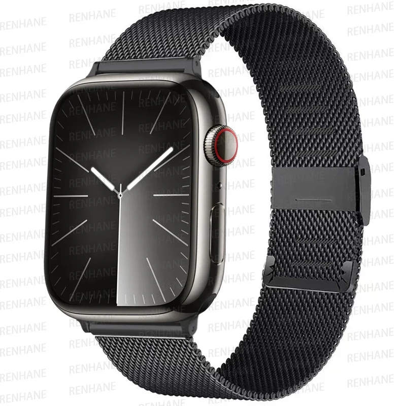 Elegant Milanese Loop Strap for Apple Watch – Premium Stainless Steel Band Bracelet