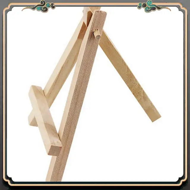 Reliable-120 Mini DIY Wooden Frame Artist Wooden Easel Wedding Table Card Stand Display Stand Party Decoration 15X8cm Easel 6