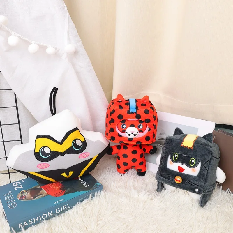Lankybox плюшевые игрушки Kawaii Foxy куклы подушки мягкие животные мягкие игрушки для детей на день рождения Рождественский подарок мультяшный Декор