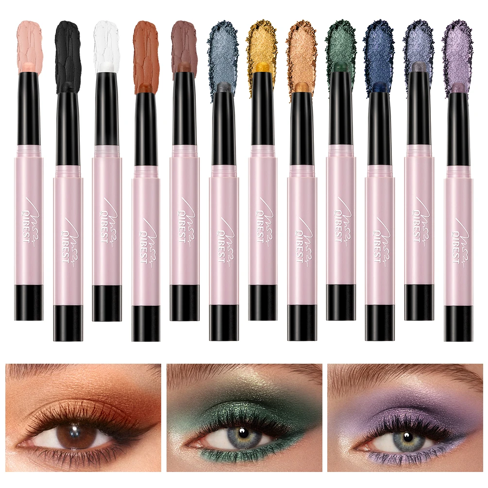 Pearlescent silkworm eyeshadow pen lasting waterproof and not blooming Shiny pearlescent gel pen