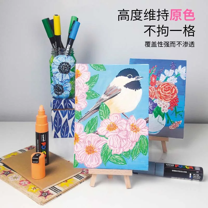 21/24 Colors Japan Uni Posca Markers Pc-3m/1m/5m Advertising Graffiti  Highlight Pen Acrylic Marker Caneta Posca Cute Stationery - Art Markers -  AliExpress