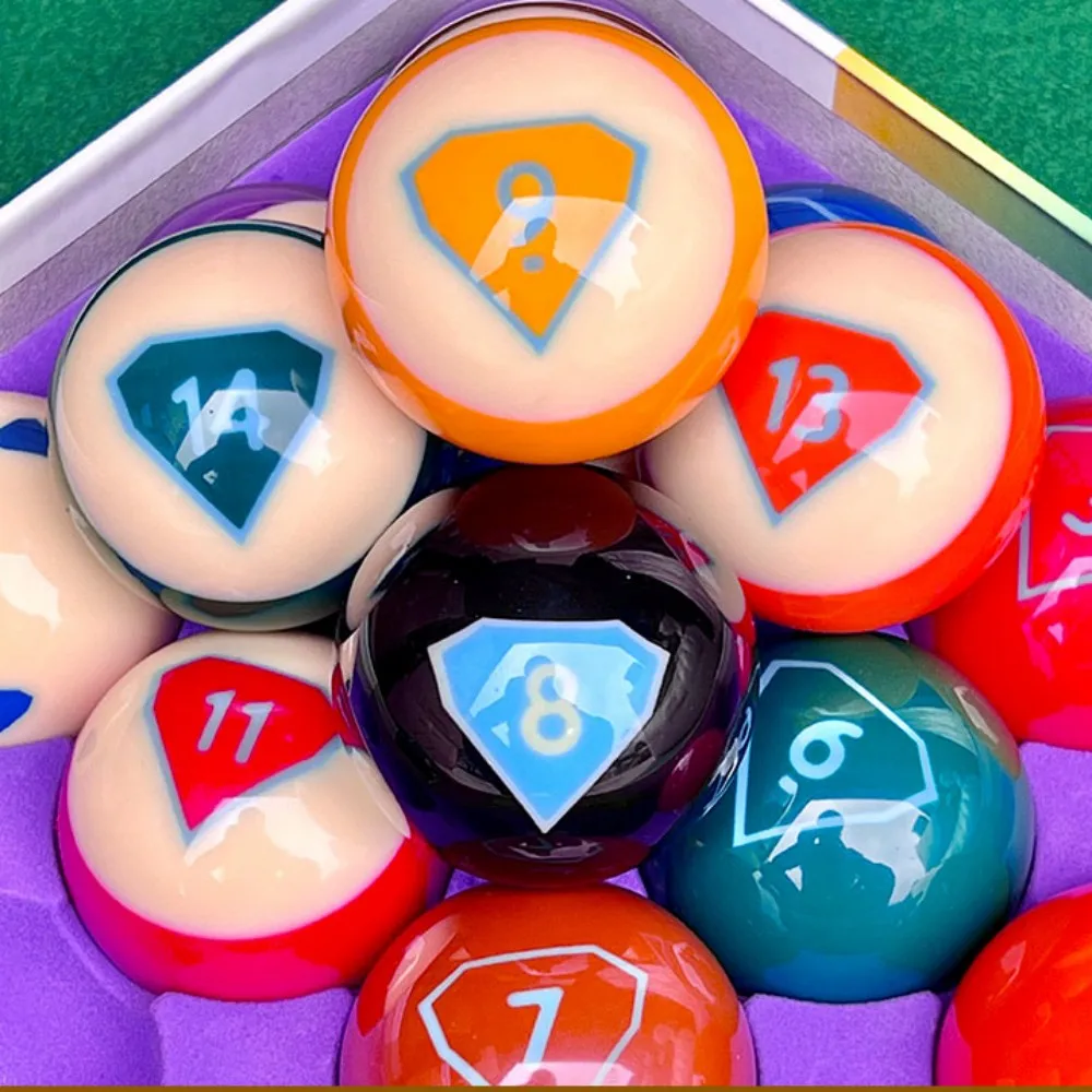 Blue Diamond Premium Quality Phenolic Resin Billiard Pool Ball Set 2-1/4"