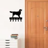 Golden Retriever - Key Rack & Dog Leash Hanger - 6inch / 9 Inch Wide Key Holder Wall Hat Hook Hanger In The Hallway 5