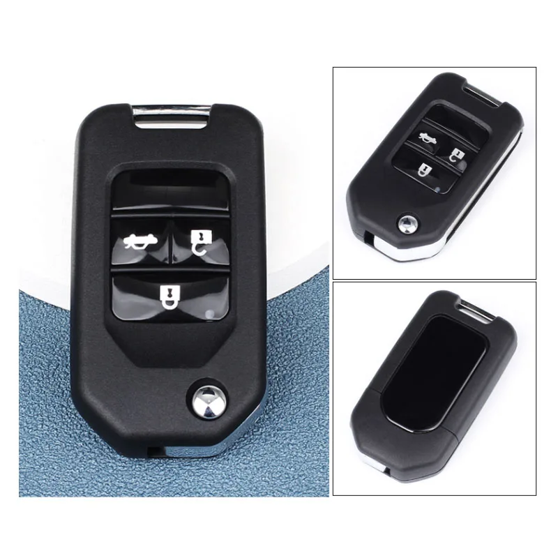 Modified Flip Remote Key Shell Case For Hond FIT Odyssey CRV City Accord Civic FOB COVER