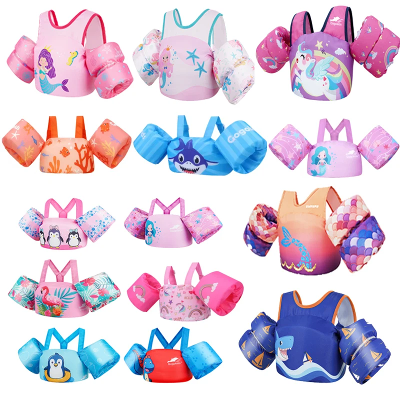 Hot Swim Buoyancy Vest Baby Swim Vest Swimming Ring Tube For Kids Swimming Arm Rings Life Jacket Flosat Water Play Equipment 1