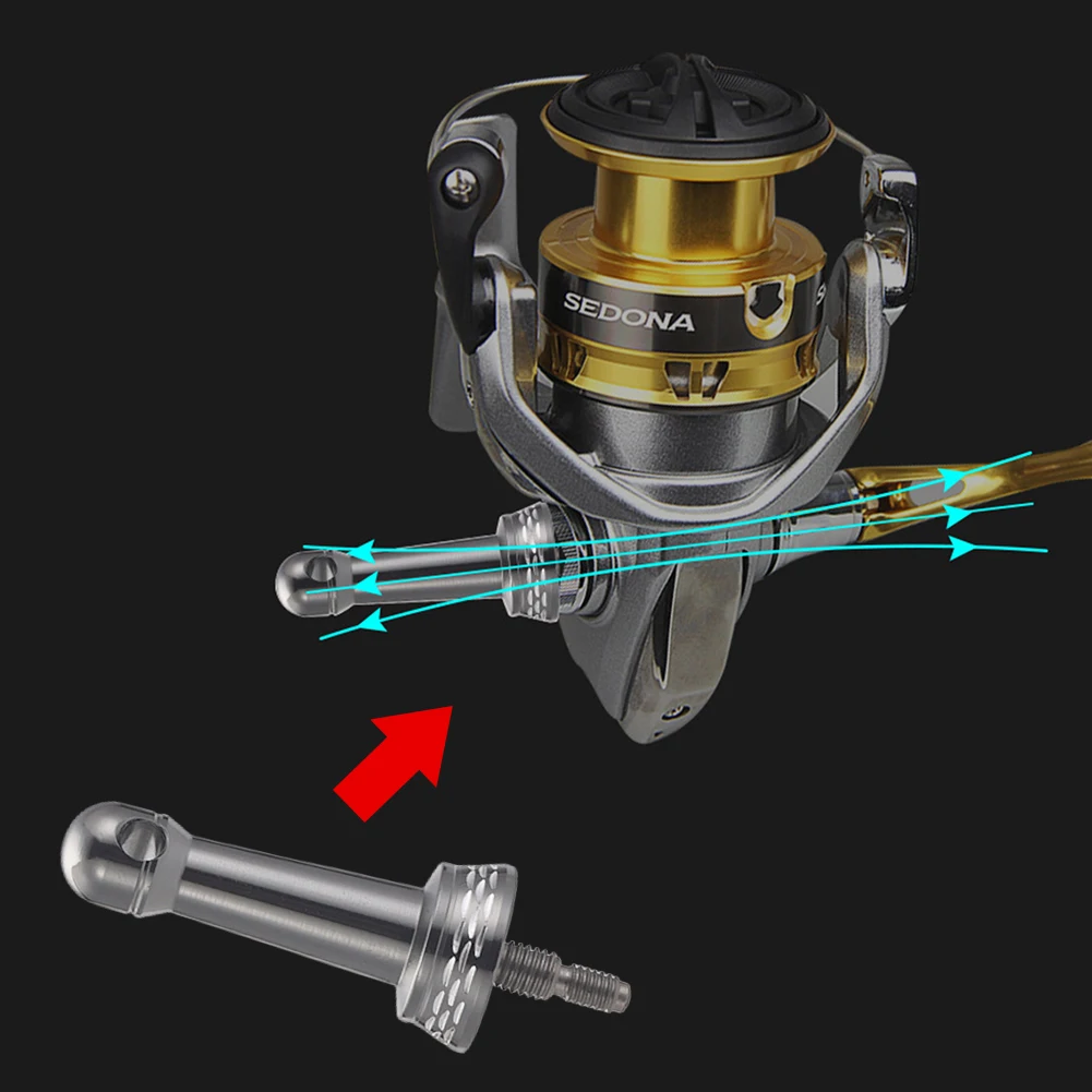 Metal Spinning Reel Stand Balance Lightweight Fishing Wheel Balance Bar Portable  Wear-Resistant Outdoor Accessories