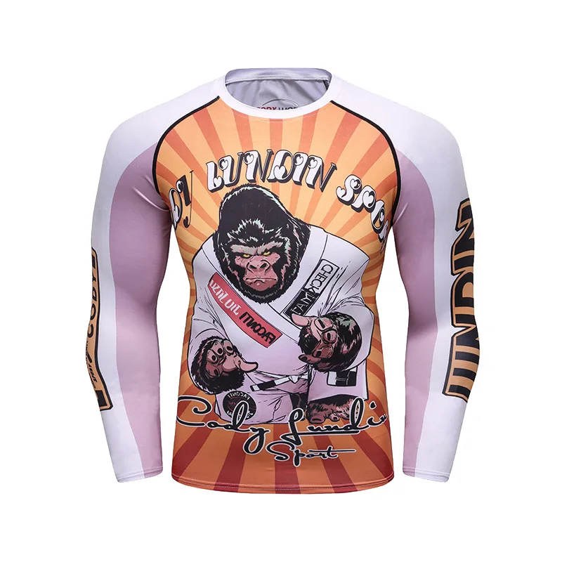 

Men's Sport Shirt Compression T Shirt Quick Dry Running T-shirt Long Sleeve Gym Workout Sweatshirt Training Fitness Shirts