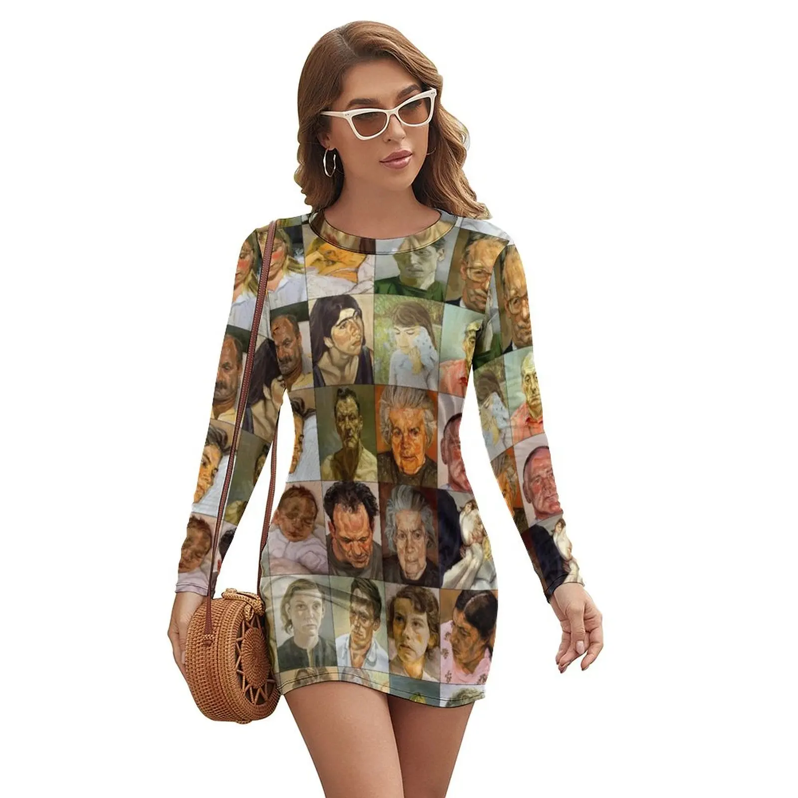 

Lucian Freud Long-sleeved Dress elegant women's dresses sale summer woman dress 2024 summer dress daily